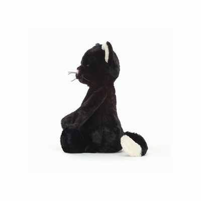 Jellycat Bashful Black Cat UK | 19802HDKF